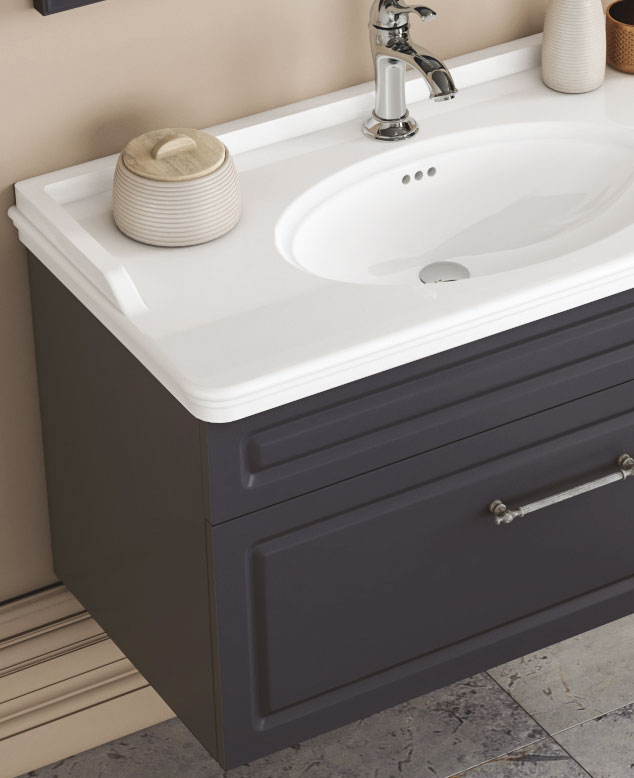 Fym Prada 100 cm Banyo Dolabı - Fym (1)