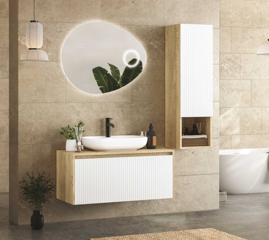 Fym Reneta 100 cm Banyo Dolabı - Fym