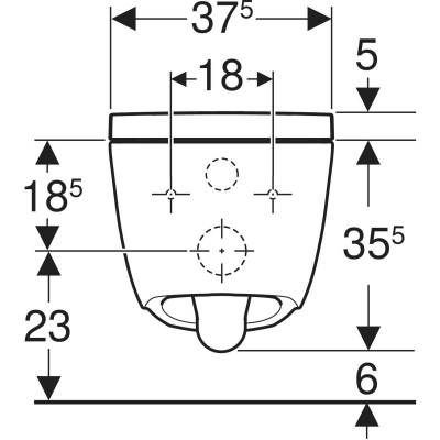 Geberit Alba Asma Klozet Seti – Beyaz / KeraTect - 4