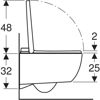 Geberit Alba Asma Klozet Seti – Beyaz / KeraTect - 6
