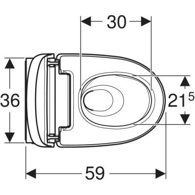 Geberit AquaClean Mera Classic Asma Akıllı Klozet – KeraTect, Parlak Krom - 4