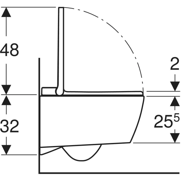 Geberit AquaClean Sela Asma Klozet Seti – KeraTect, Parlak Krom Kapak - Geberit (1)