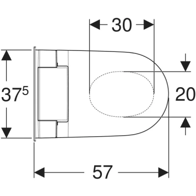 Geberit AquaClean Sela Asma Klozet Seti – Mat Beyaz - 2