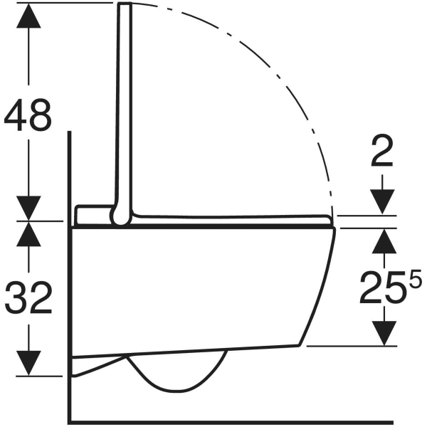 Geberit AquaClean Sela Square Akıllı Asma Klozet – Kare Form, Beyaz - Geberit (1)