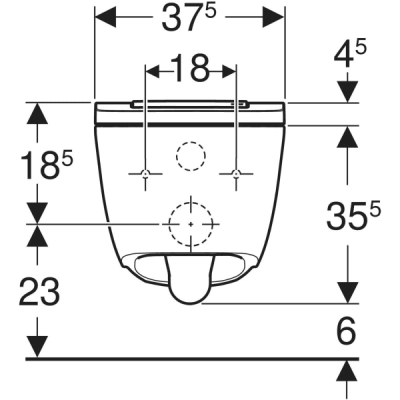 Geberit AquaClean Sela Square Akıllı Asma Klozet – Kare Form, Beyaz - 3