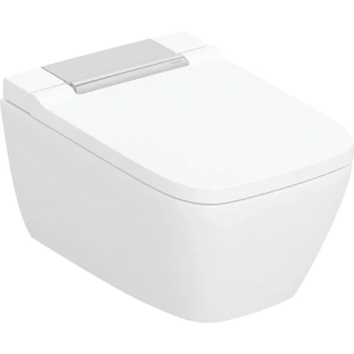 Geberit AquaClean Sela Square Akıllı Asma Klozet – Kare Form, Parlak Krom - 1