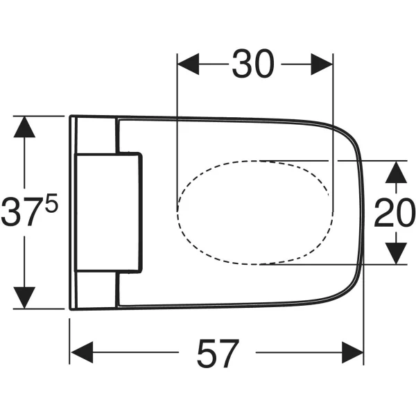 Geberit AquaClean Sela Square Akıllı Asma Klozet – Kare Form, Parlak Krom - Geberit (1)