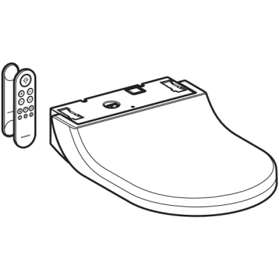 Geberit AquaClean Tuma Comfort Akıllı Klozet Kapağı – Fırçalanmış Paslanmaz Çelik - 3