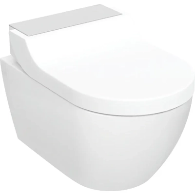 Geberit AquaClean Tuma Comfort Asma Klozet Seti – KeraTect, Paslanmaz Çelik Kapak - 1