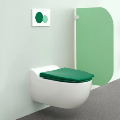 Geberit Bambini Asma Çocuk Klozeti Rimfree – 53 cm, Beyaz - 2
