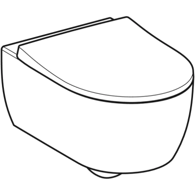 Geberit iCon Asma Klozet Seti Rimfree 53 cm, Beyaz - 5