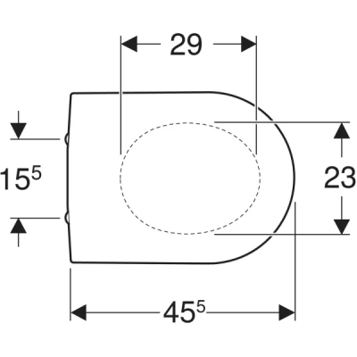 Geberit iCon Klozet Kapağı Yavaş Kapanır - 4