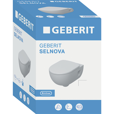 Geberit OTC Selnova Premium Rimfree Asma Klozet Seti ( Kapak Dahil ) - 2