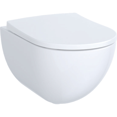 Geberit Smyle Asma Klozet Seti Rimfree, 51 cm (Kapak Dahil) - 1