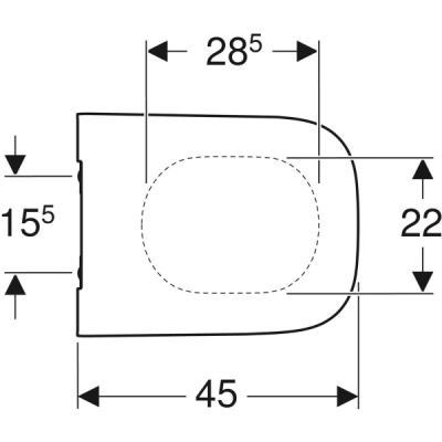 Geberit Smyle Square Soft Klozet Kapağı - 4