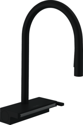HansGrohe Aquno Select M81 Tek Kollu Eviye Bataryası 170, Çekilebilir El Duşu, 3Jet, Sbox - 73831670 - 1