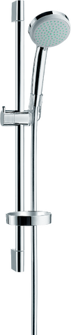 HansGrohe Croma 100 Duş Seti Vario, Ecosmart, 9 Lt/Dk, 65 Cm Duş Barı Ve Sabunluk İle - 27776000 - Hansgrohe