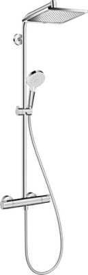 HansGrohe Crometta E Duş Kolonu 240 1 Jet, Ecosmart, Termostat İle - 27281000 - 1