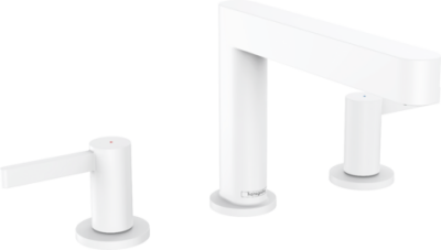 HansGrohe Finoris 3 - Delikli Lavabo Bataryası 110, Bas - Aç Gider Seti İle - 76033700 - 1
