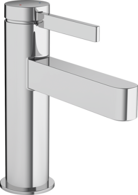 HansGrohe Finoris Tek Kollu Lavabo Bataryası 100, Bas - Aç Gider Seti İle - 76010000 - 1