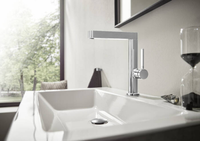 HansGrohe Finoris Tek Kollu Lavabo Bataryası 230, Bas - Aç Gider Seti İle - 76060000 - 2