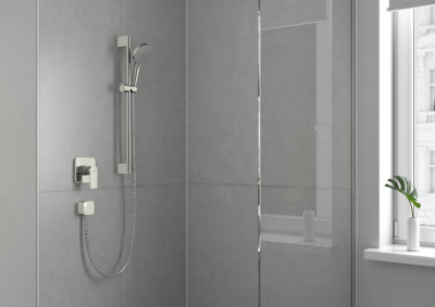 HansGrohe Fixfit Gönye Çıkış Square Çek Valf İle - 26455000 - 2