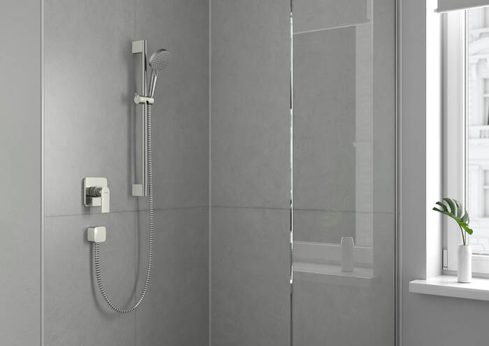 HansGrohe Fixfit Gönye Çıkış Square Çek Valf İle - 26455000 - Hansgrohe (1)