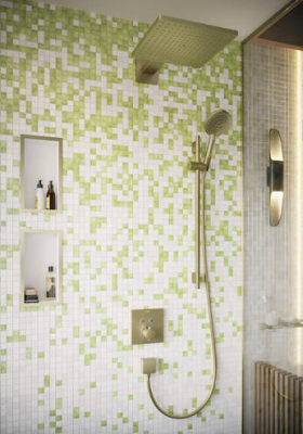 HansGrohe Fixfit Gönye Çıkış Square Çek Valf İle - 26455140 - 2