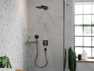 HansGrohe Fixfit Gönye Çıkış Square Çek Valf İle - 26455340 - 2