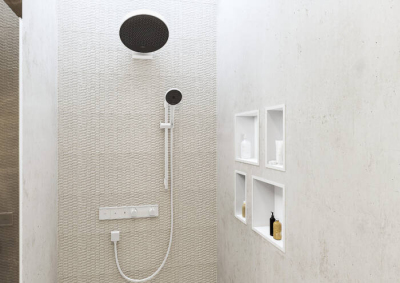 HansGrohe Fixfit Gönye Çıkış Square Çek Valf İle - 26455700 - 2