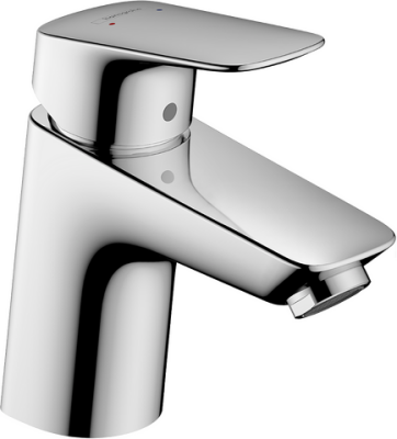 HansGrohe Logis Tek Kollu Lavabo Bataryası 70 Metal Kumandalı - 71170000 - 1