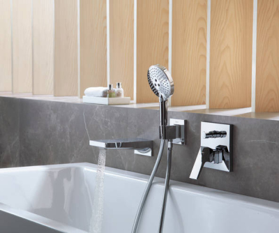 HansGrohe Metropol Tek Kollu Banyo Bataryası Ankastre Montaj, Çubuk Volan Ve Karışım Güvenliği En 717'Ye Göre - 32546000 - 2