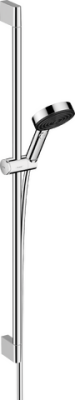 HansGrohe Pulsify Select S Duş Seti 105 3Jet Relaxation Ecosmart, 90 Cm Duş Barı İle - 24171000 - 1