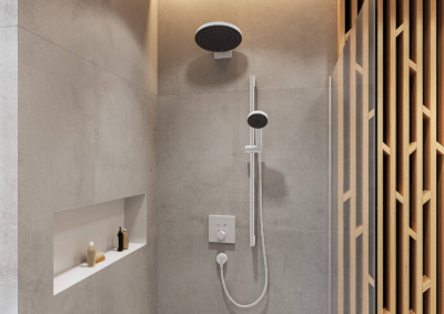 HansGrohe Pulsify Select S Duş Seti 105 3Jet Relaxation Ecosmart, 90 Cm Duş Barı İle - 24171700 - 2
