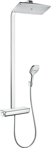 HansGrohe Raindance E Duş Kolonu 360 1 Jet, Ecosmart, 9 Lt/Dk, Termostat İle - 27286000 - Hansgrohe