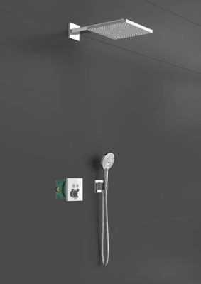 HansGrohe Raindance E Duş Sistemi 300 1Jet Showerselect Square İle - 27952000 - 2