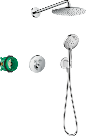 HansGrohe Raindance S Duş Sistemi 240 1Jet Powderrain, Showerselect S İle - 27951000 - Hansgrohe