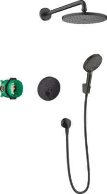 HansGrohe Raindance S Duş Sistemi 240 1Jet Powderrain, Showerselect S İle - 27959670 - 1