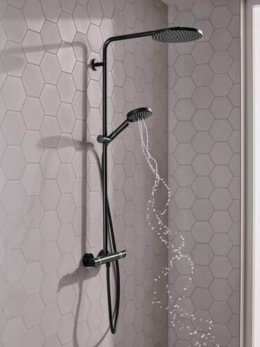 HansGrohe Raindance Select S Duş Kolonu 240 1 Jet, Powderrain, Termostat İle - 27633670 - Hansgrohe (1)