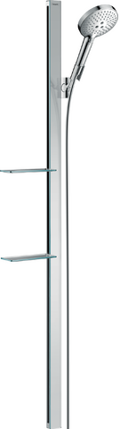 HansGrohe Raindance Select S Duş Seti 120 3 Jet, 150 Cm Duş Barı Ve Sabunluk İle - 27646000 - Hansgrohe