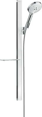 HansGrohe Raindance Select S Duş Seti 120 3 Jet, 90 Cm Duş Barı Ve Sabunluk İle - 27648400 - 1