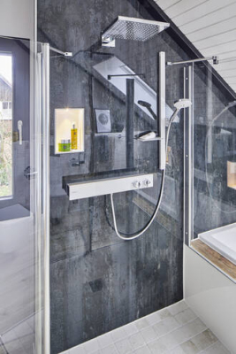 HansGrohe Raindance Select S Duş Seti 120 3 Jet, 90 Cm Duş Barı Ve Sabunluk İle - 27648400 - 2