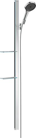 HansGrohe Rainfinity Duş Seti 130 3Jet Ecosmart 9L/Dk. 150Cm Duş Tiji Ve Sabunluk İle - 27674000 - Hansgrohe