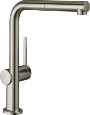 HansGrohe Talis M54 Tek Kollu Eviye Bataryası 270, Çekilebilir Gaga, 1Jet, Sbox - 72809800 - 1