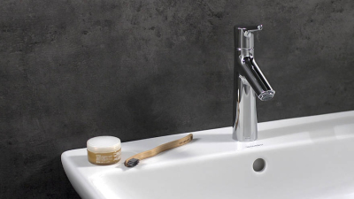 HansGrohe Talis S Tek Kollu Lavabo Bataryası 100 Kumandalı - 72020000 - 2