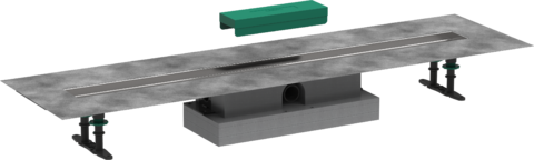 HansGrohe Ubox Universal Komple Set Düz Kurulum - 1000 Duş Kanalı İçin - 56020180 - Hansgrohe