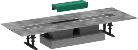 HansGrohe Ubox Universal Komple Set Düz Kurulum - 700 Duş Kanalı İçin - 56017180 - Hansgrohe