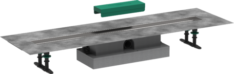 HansGrohe Ubox Universal Komple Set Düz Kurulum - 900 Duş Kanalı İçin - 56019180 - Hansgrohe