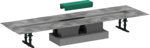 HansGrohe Ubox Universal Komple Set Standart Kurulum - 900 Duş Kanalı İçin - 56025180 - Hansgrohe