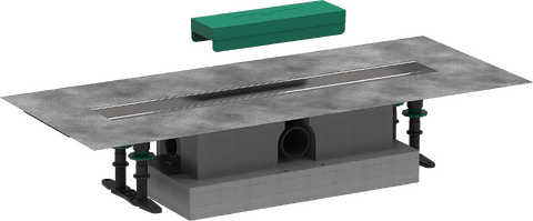 HansGrohe Ubox Universal Komple Set Standart Montaj - 600 Duş Gideri İçin - 56022180 - Hansgrohe